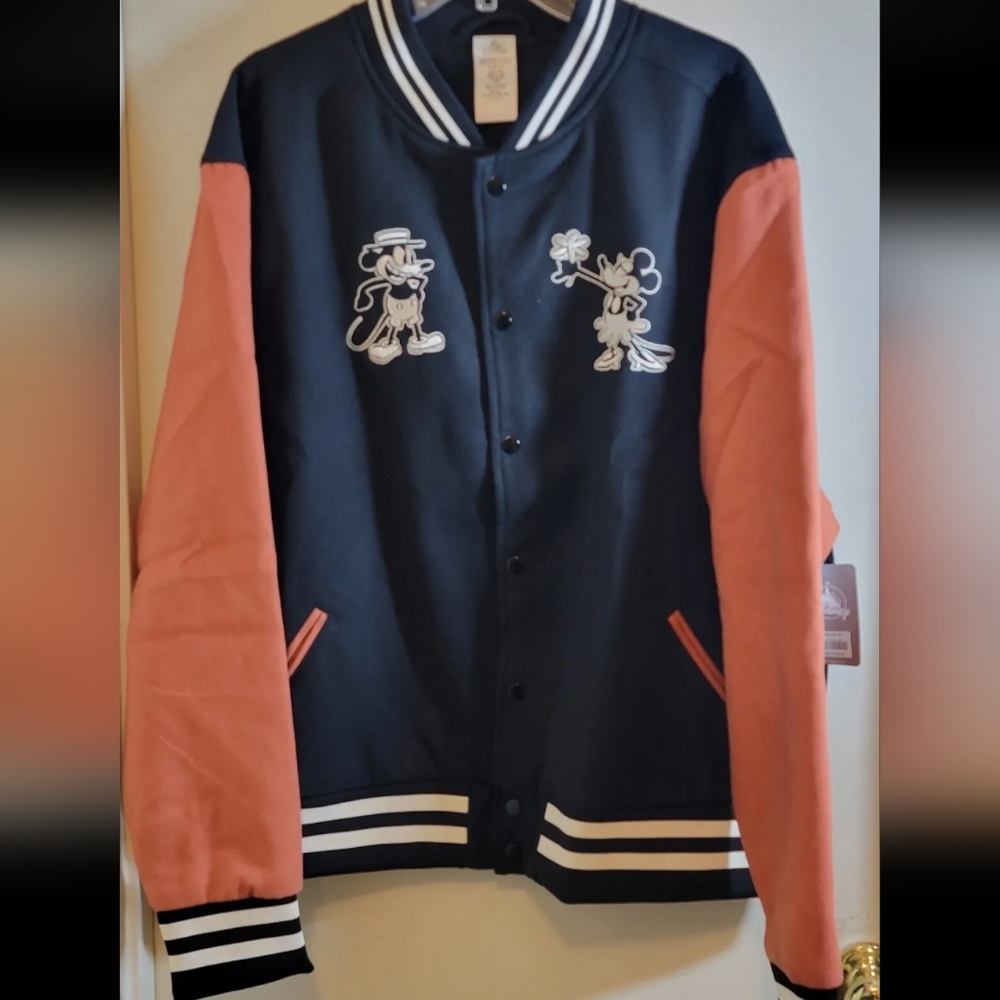 Disney Mickey & Minnie Varsity Jacket Size XL